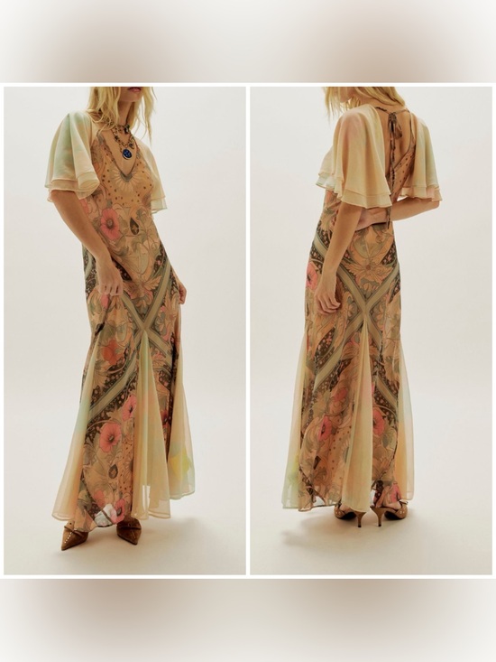 Free People Dresses & Skirts - NWT Free People Celestial Nights Maxi Dress - fairy combo - XS, small